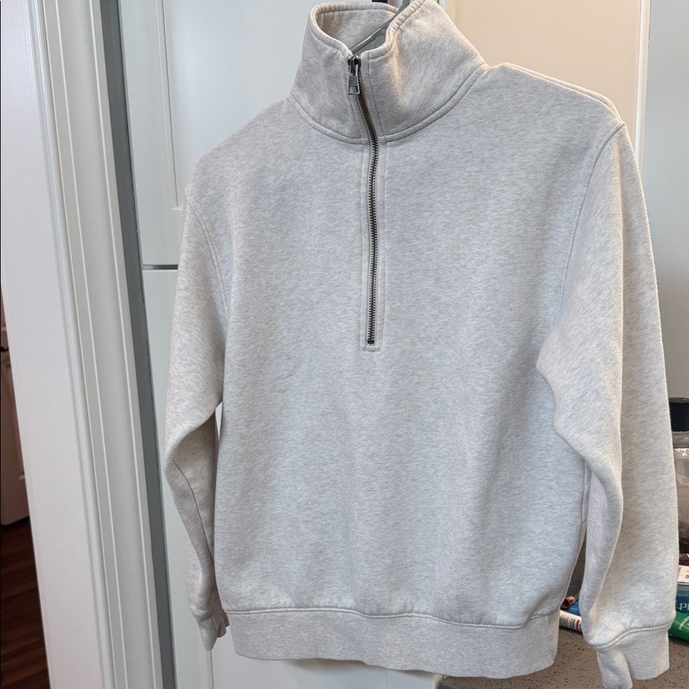 Gray Quarter Zip
